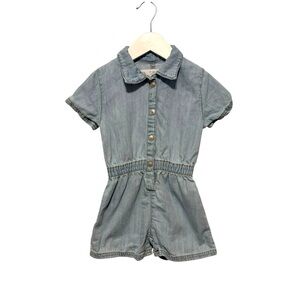 ⭐️ 5/$30 Zara Kids Denim Romper size 3-4 Years
